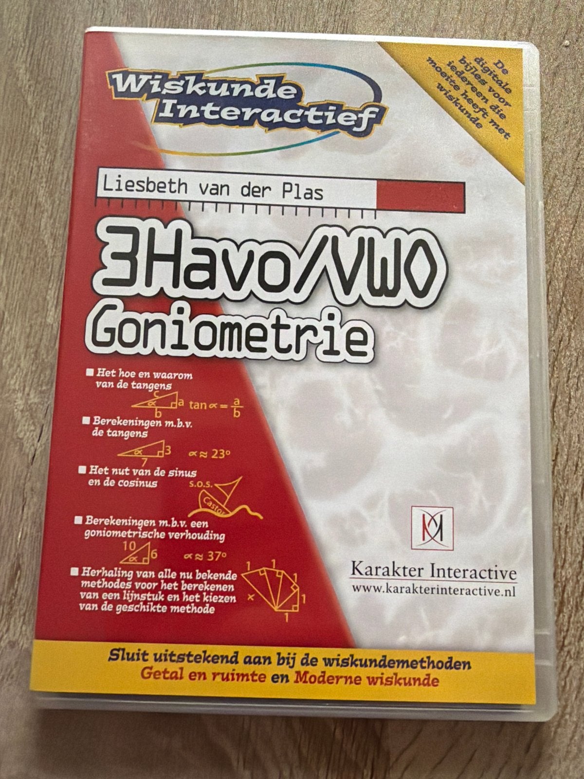 Wiskunde Interactief 3 Havo/VWO Goniometrie CD-ROM, Ophalen of Verzenden, Beta, Zo goed als nieuw, HBO