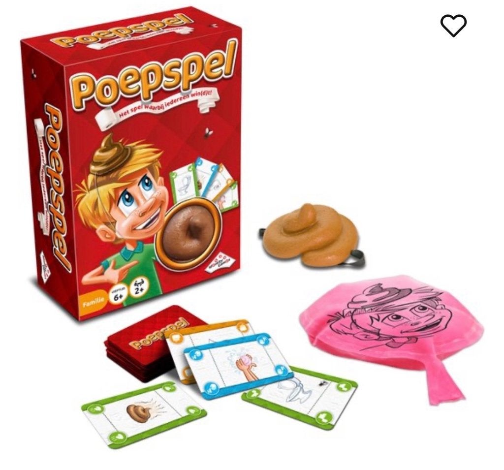 Poepspel - 5 euro, Hobby en Vrije tijd, Drie of vier spelers, Ophalen of Verzenden, Zo goed als nieuw, Identity Games