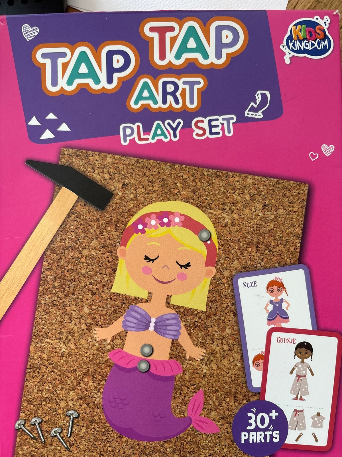 Kids Kingdom Tap Tap Art Play Set - Zeemeermin, Ophalen of Verzenden, Zo goed als nieuw, Jongen of Meisje
