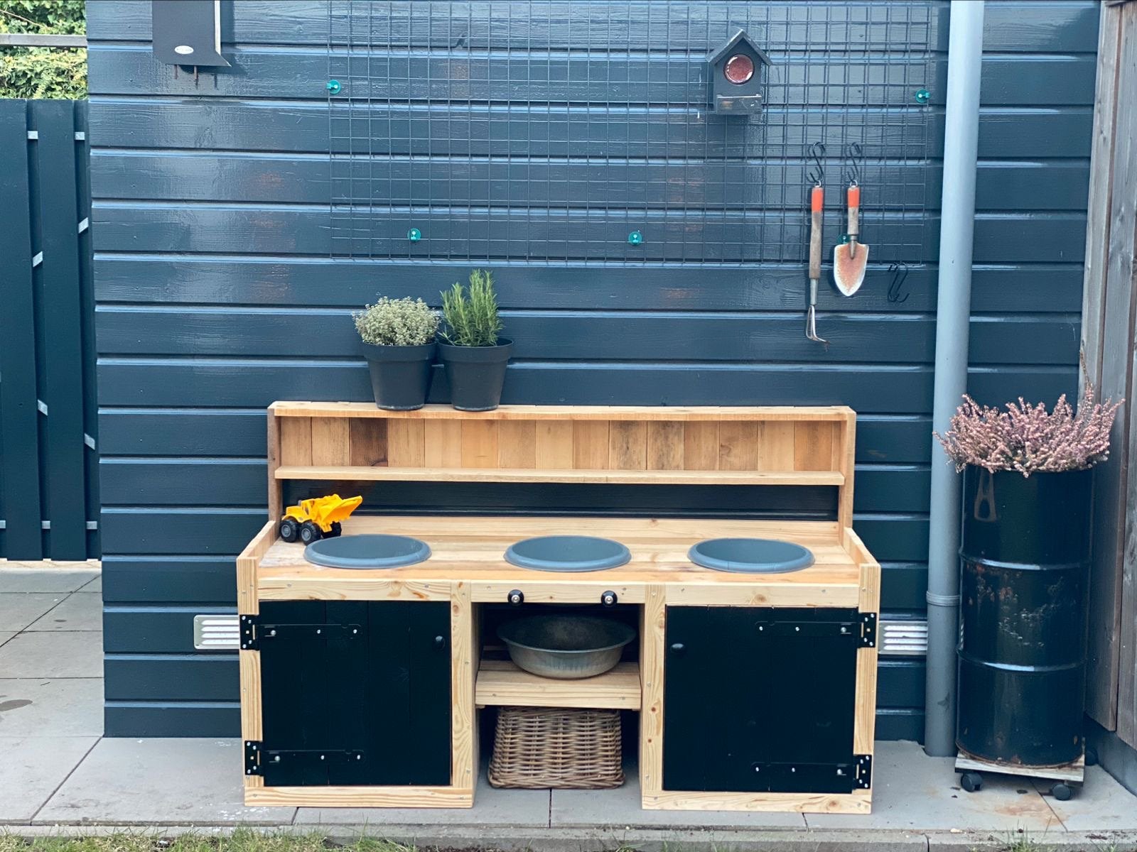 Modderkeuken, kinderkeuken, zandtafel op maat gemaakt., Ophalen, Zo goed als nieuw