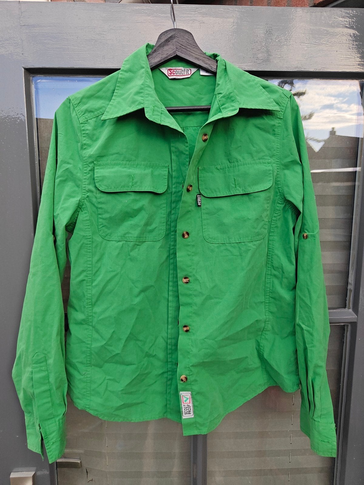 Scoutfit Scouting Ladies Blouse Maat 36 Groen, Verzamelen, Ophalen of Verzenden, Zo goed als nieuw, Kleding