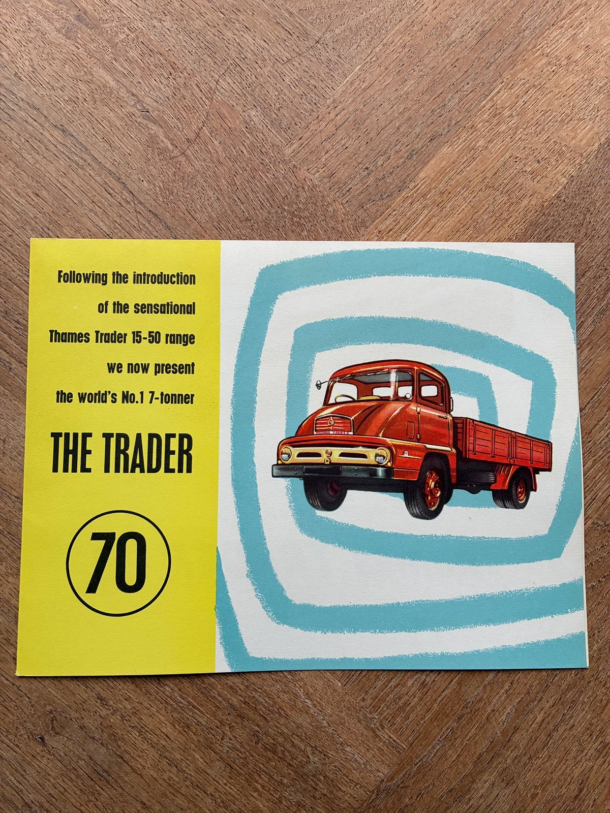 Thames Trader 70 brochure, Verzenden, Zo goed als nieuw, Overige merken