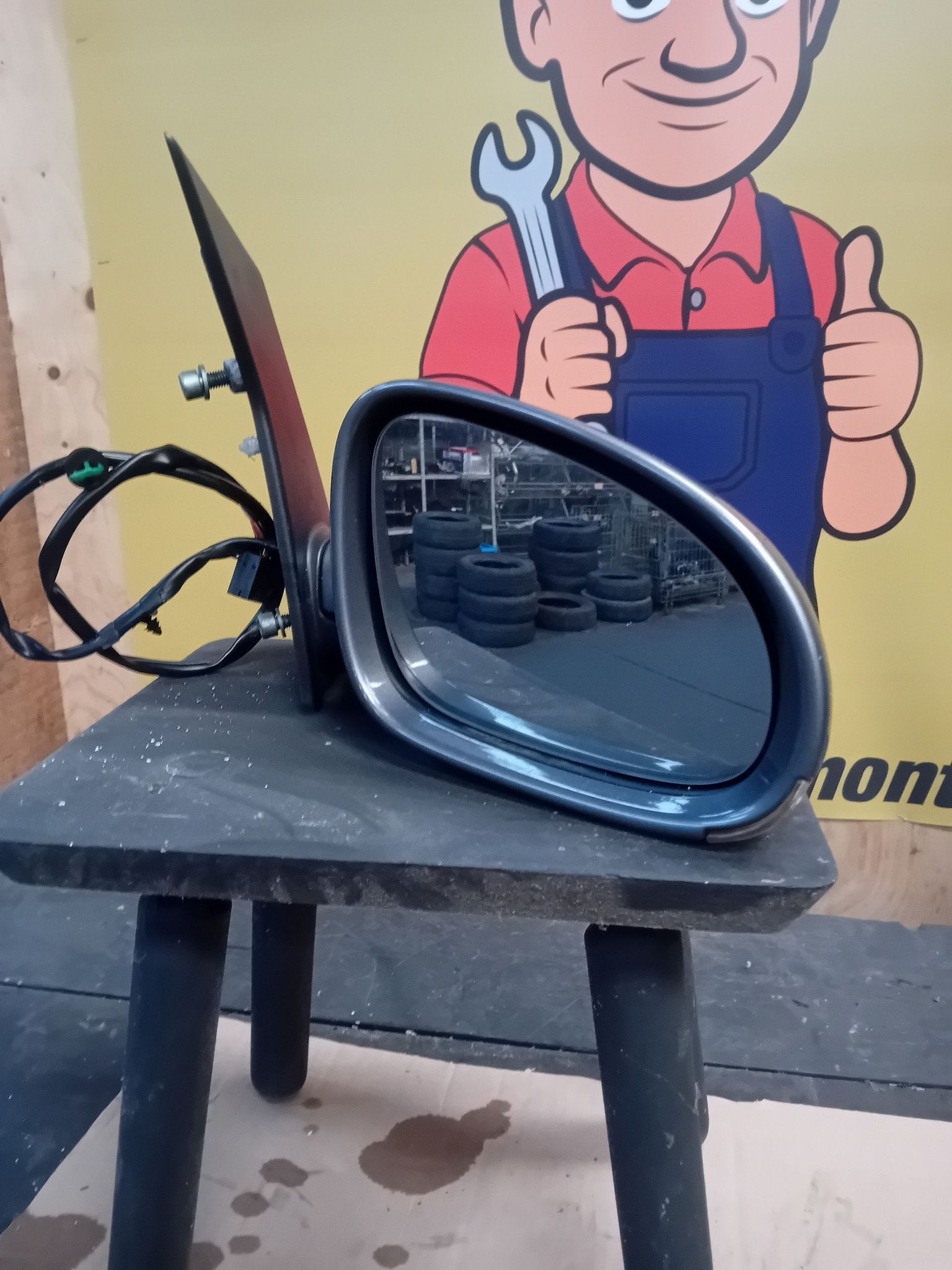 Rechter buitenspiegel Volkswagen Golf Plus bj.2006, Gebruikt, -, Ophalen of Verzenden, -