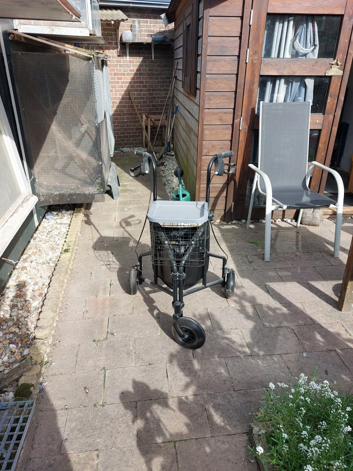 rollator binnenshuis, Diversen, Ophalen of Verzenden, Lichtgewicht, Zo goed als nieuw