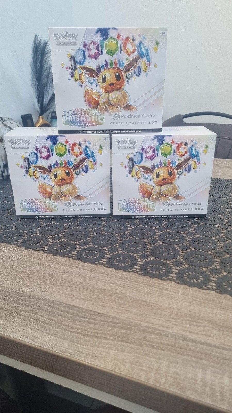 9x Prismatic Pokemon Center Elite Trainer Boxen MINT, Ophalen of Verzenden, Nieuw, Boosterbox