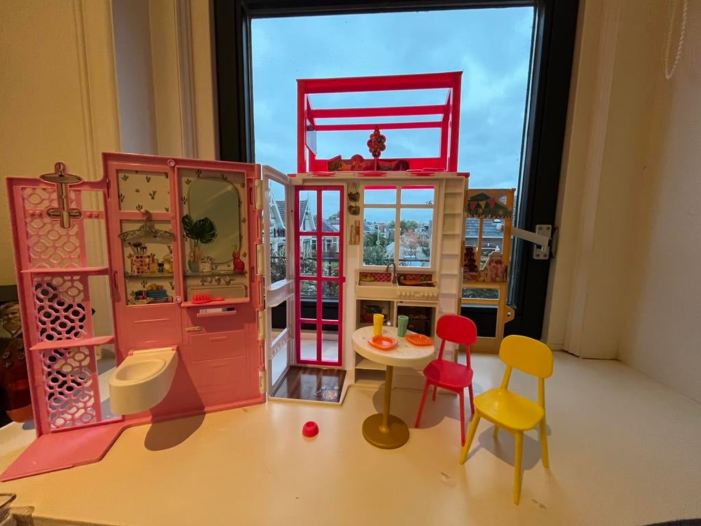 Barbie huis, Ophalen, Gebruikt, Poppenhuis