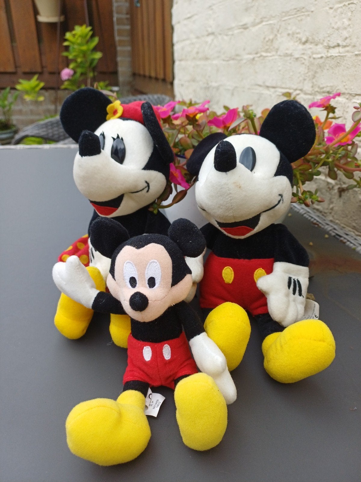 Mickey en Minnie Mouse knuffels - 3 stuks, Kinderen en Baby's, Speelgoed | Knuffels en Pluche, Ophalen of Verzenden