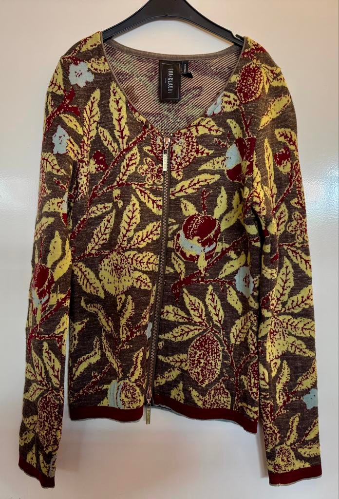 Zgan kort vestje van Eva & Claudi maat S, Kleding | Dames, Ophalen of Verzenden, Zo goed als nieuw, Maat 36 (S), Bruin