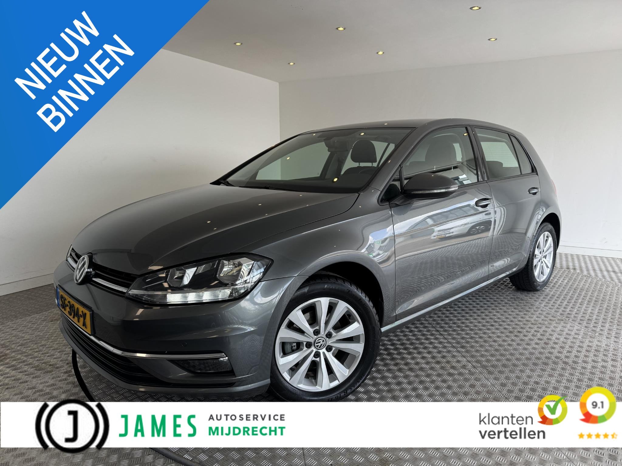 Volkswagen Golf 1.0 TSI Comfortline Navigatie, Apple/Android, Auto's, Volkswagen, Bedrijf, Te koop, Golf, ABS, Adaptive Cruise Control