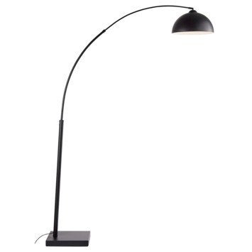 Karwei booglamp ZARA - zwart, Huis en Inrichting, Ophalen, E27 (groot), Zo goed als nieuw, Metaal