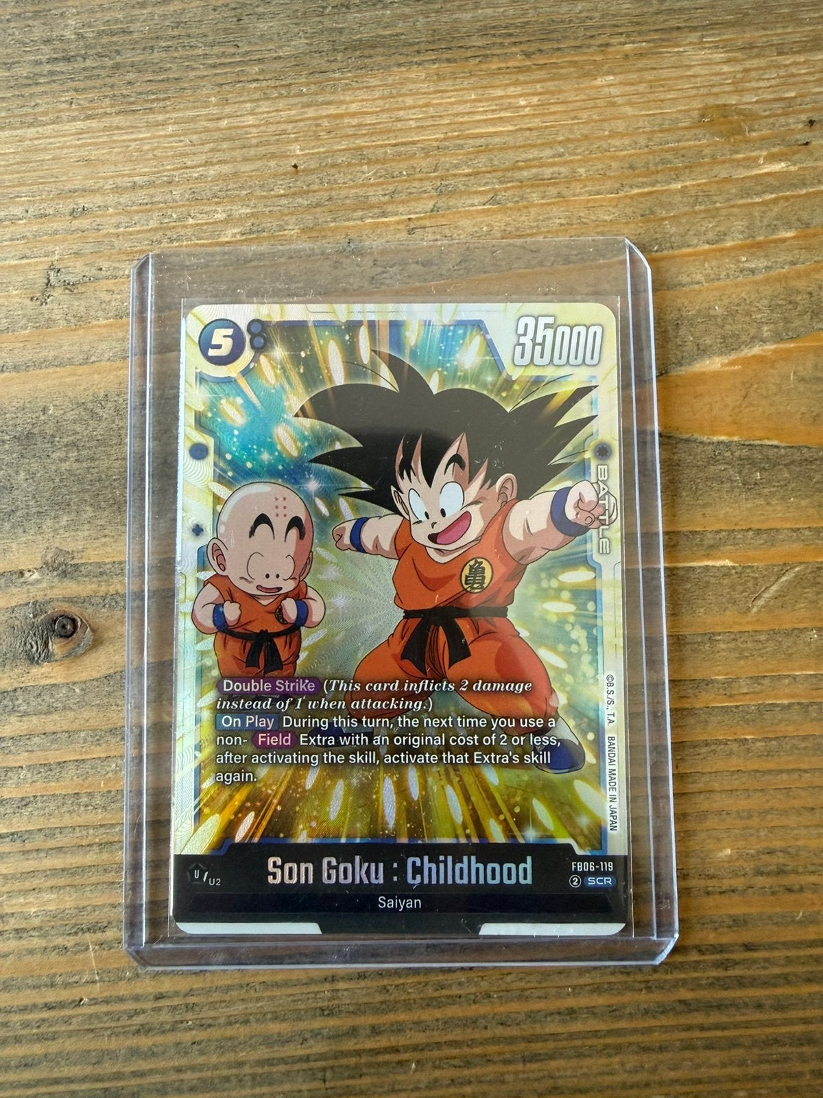 Dragon Ball fusion world FB06-119, Ophalen of Verzenden, Zo goed als nieuw