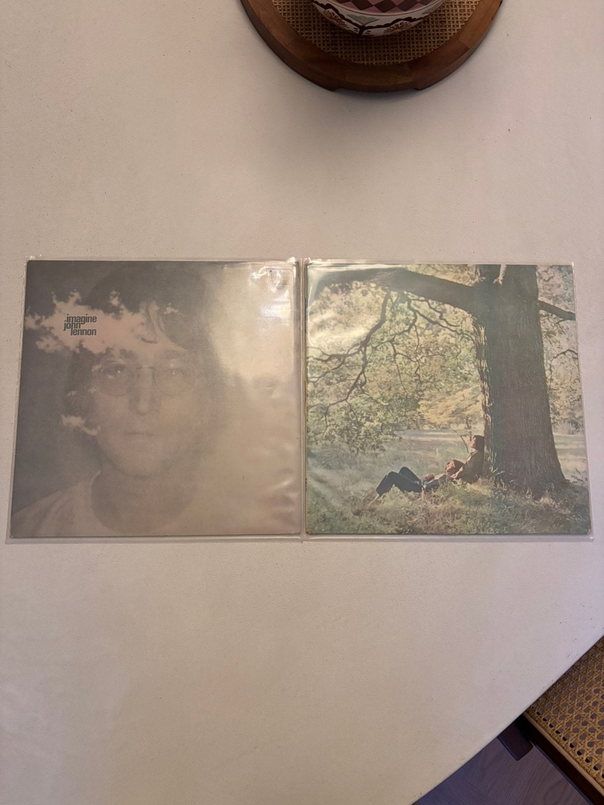 Lp’s john lennon - imagine, plastic ono band vinyl vg+, Ophalen of Verzenden, Gebruikt, 12 inch, Poprock