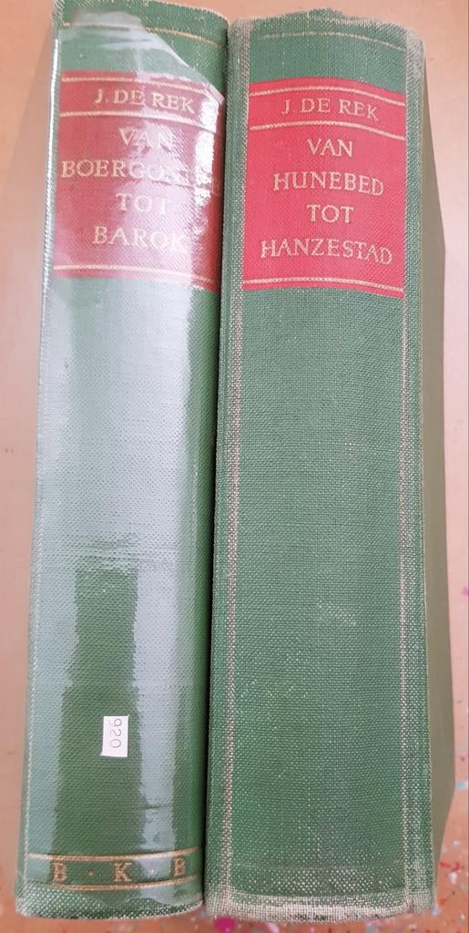 Van Hunebed tot Hanzestad/Van Bourgondië tot Barok -J.de Rek, Boeken, Geschiedenis | Vaderland, Ophalen of Verzenden, Gelezen