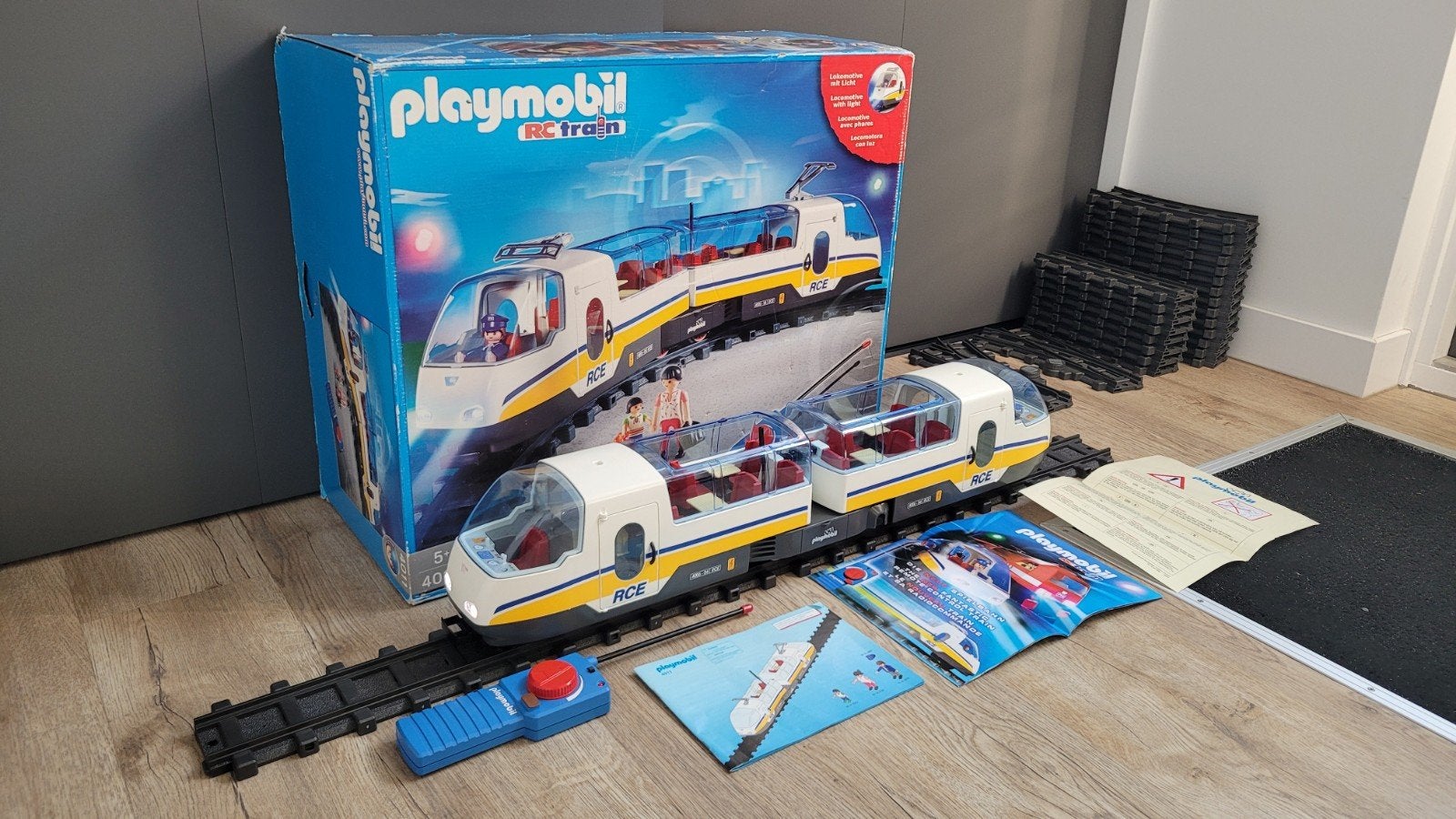 Playmobil 4011 rc trein wagon lgb rails treinset lgb rails, Ophalen of Verzenden, Zo goed als nieuw, Complete set, Voertuig
