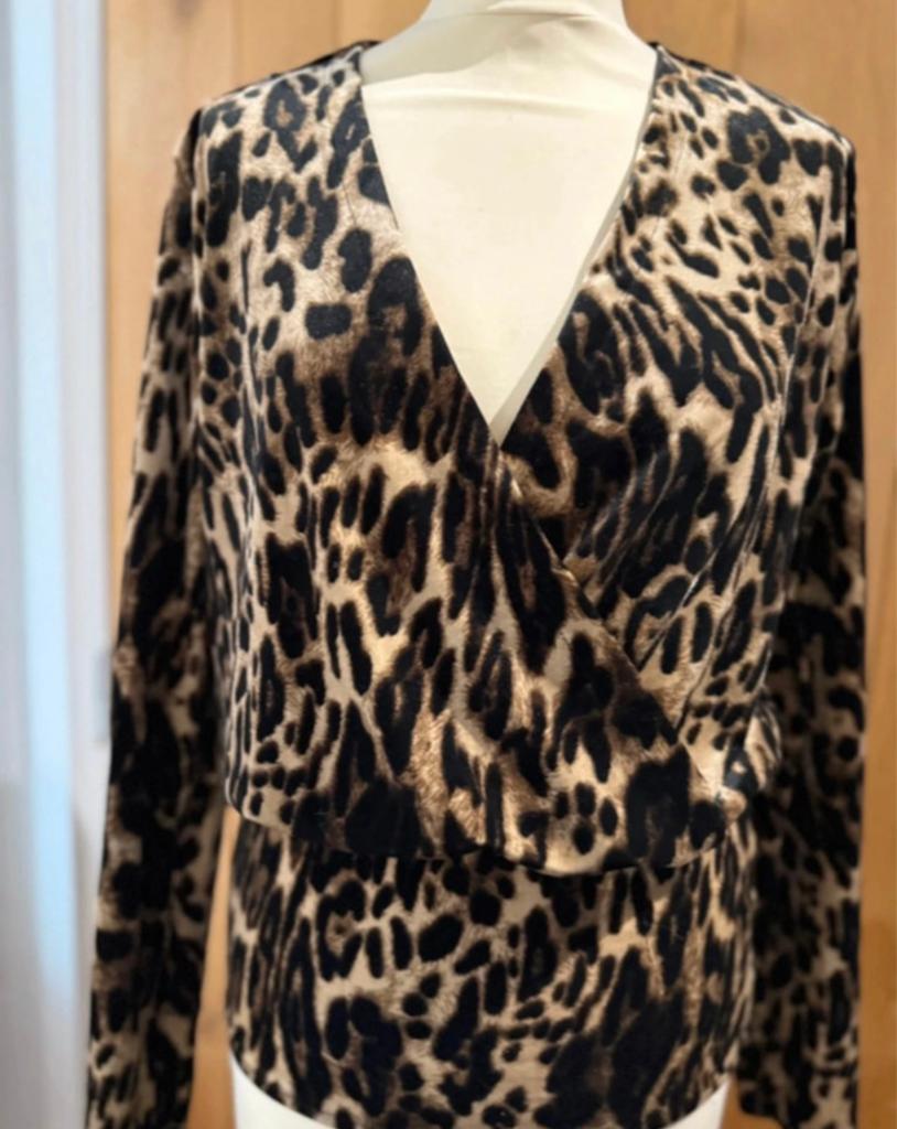 Leopard zachte top- Things I Like Things I Love - Maat M, Ophalen of Verzenden, Zo goed als nieuw, Maat 38/40 (M), Bruin