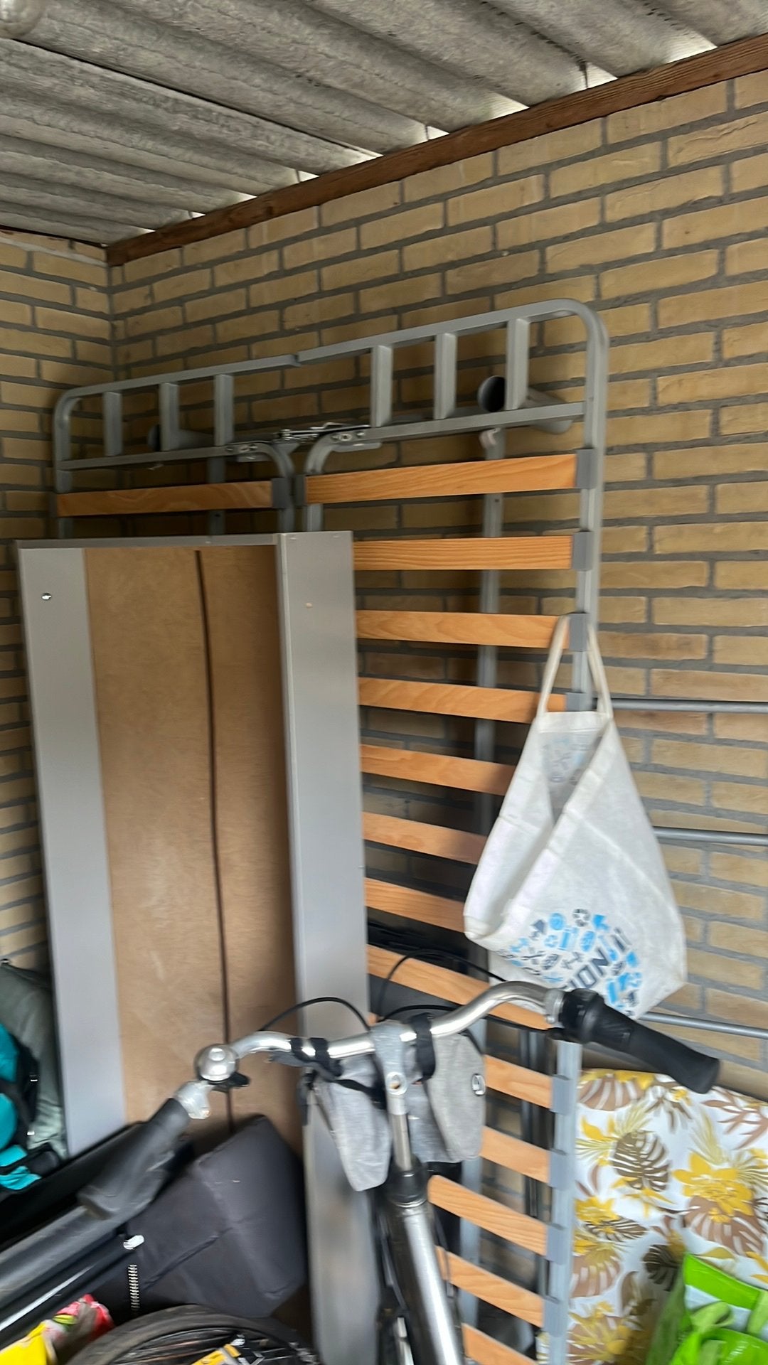 Slaapbank, Gebruikt, 90 cm, Tweepersoons, Ophalen of Verzenden