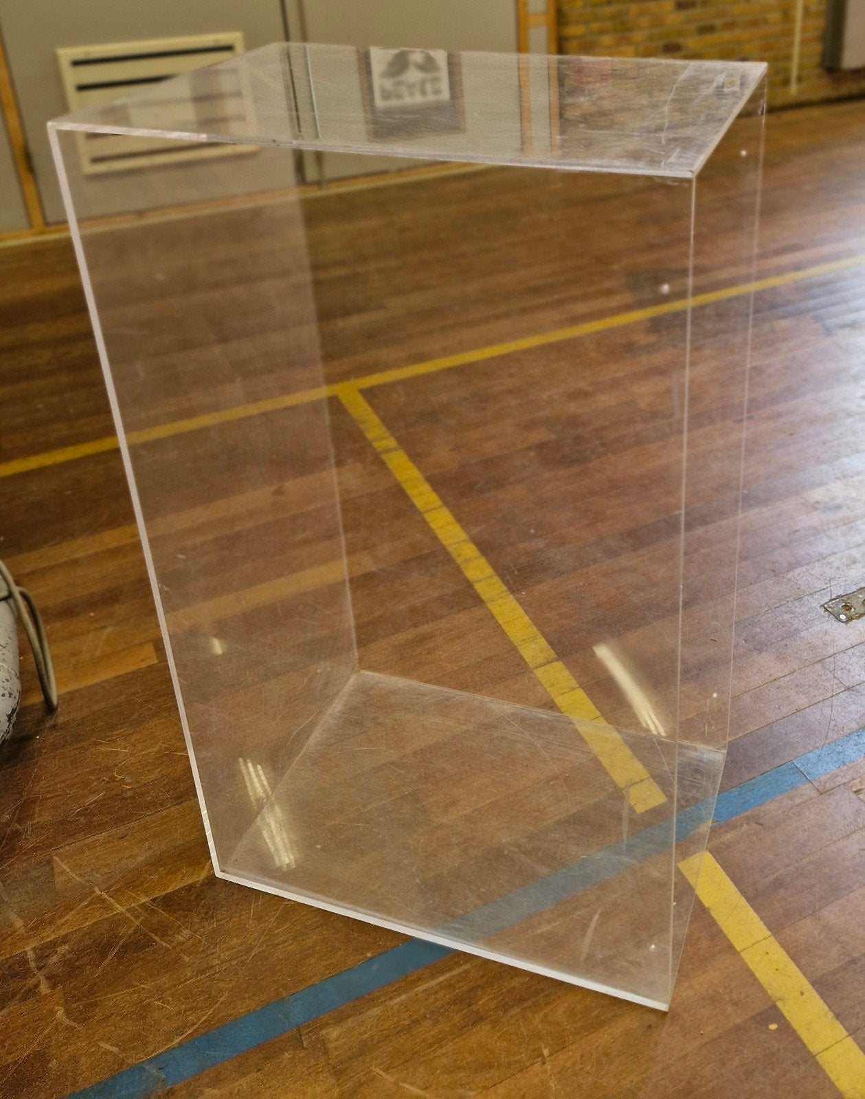 Plexiglas Vitrine/Display Box, Ophalen, Gebruikt