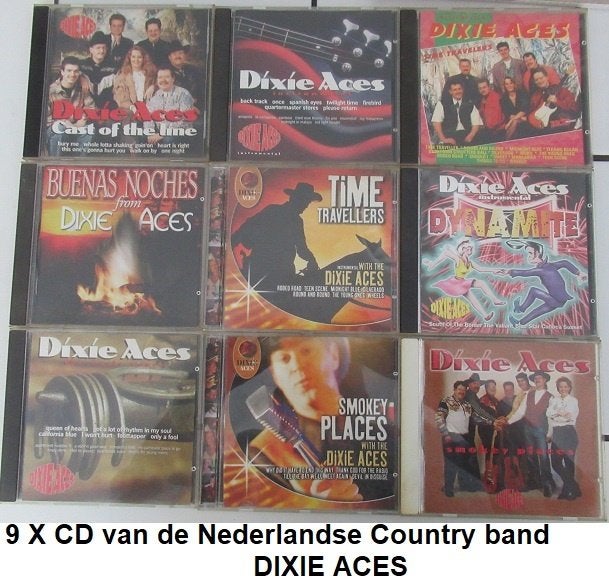 9 X CD, Nederlandse Country band DIXIE ACES, Ophalen of Verzenden, Zo goed als nieuw