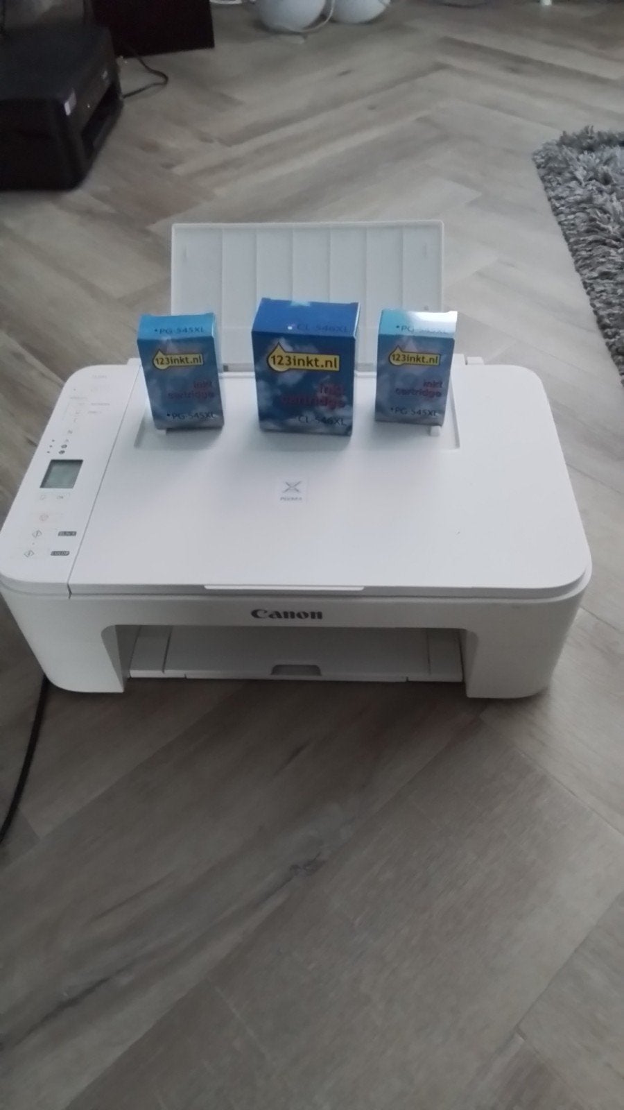 Canon Printer +3 Inktpatronen, Computers en Software, Ophalen, Gebruikt, Printer, Inkjetprinter