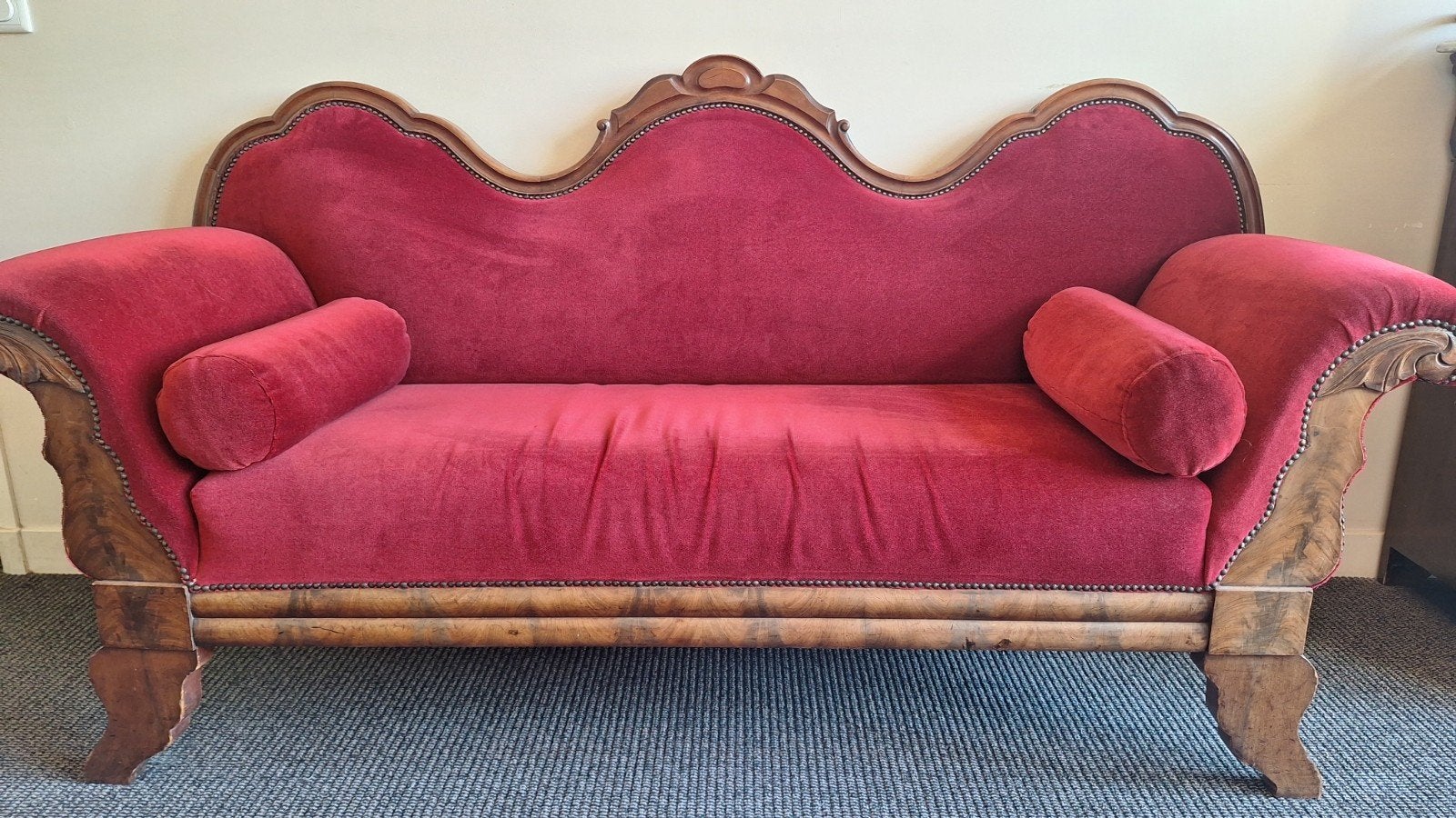 Antieke bank /chaise longue, Antiek en Kunst, Ophalen
