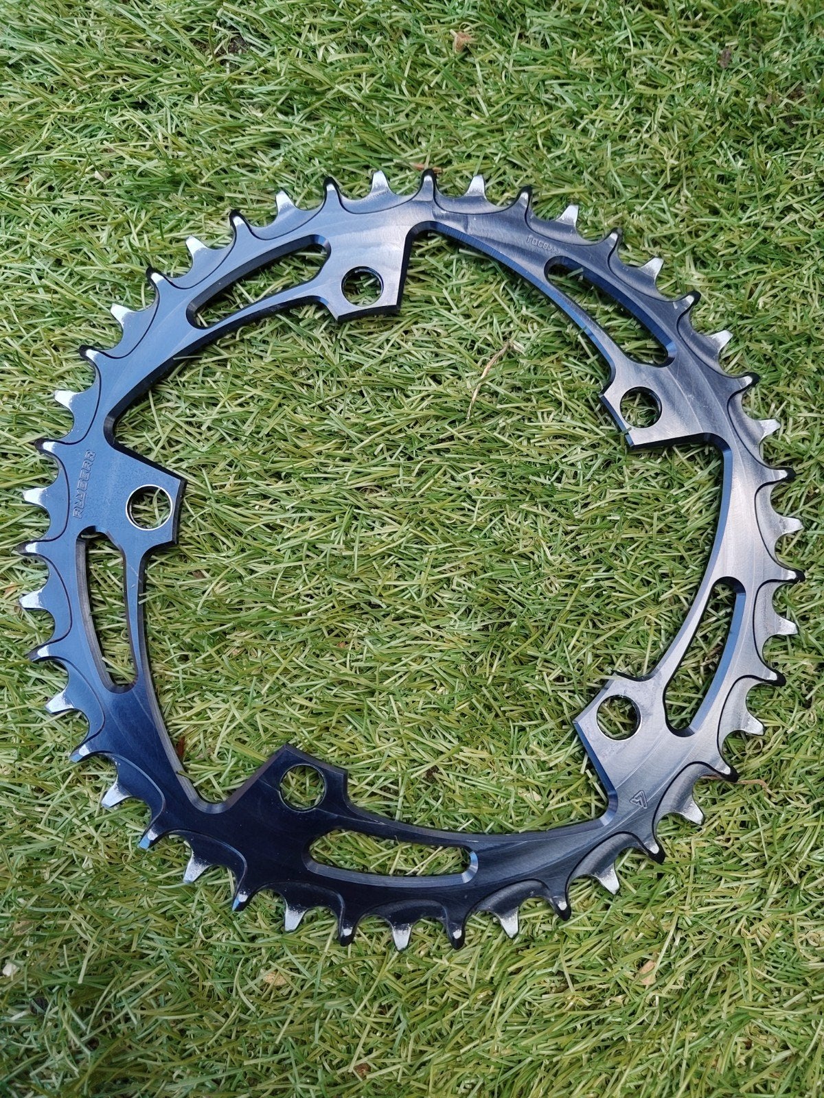 Alugear 46T voor 130BCD kettingblad, Gebruikt, Alugear, Ophalen of Verzenden, Derailleur of Ketting