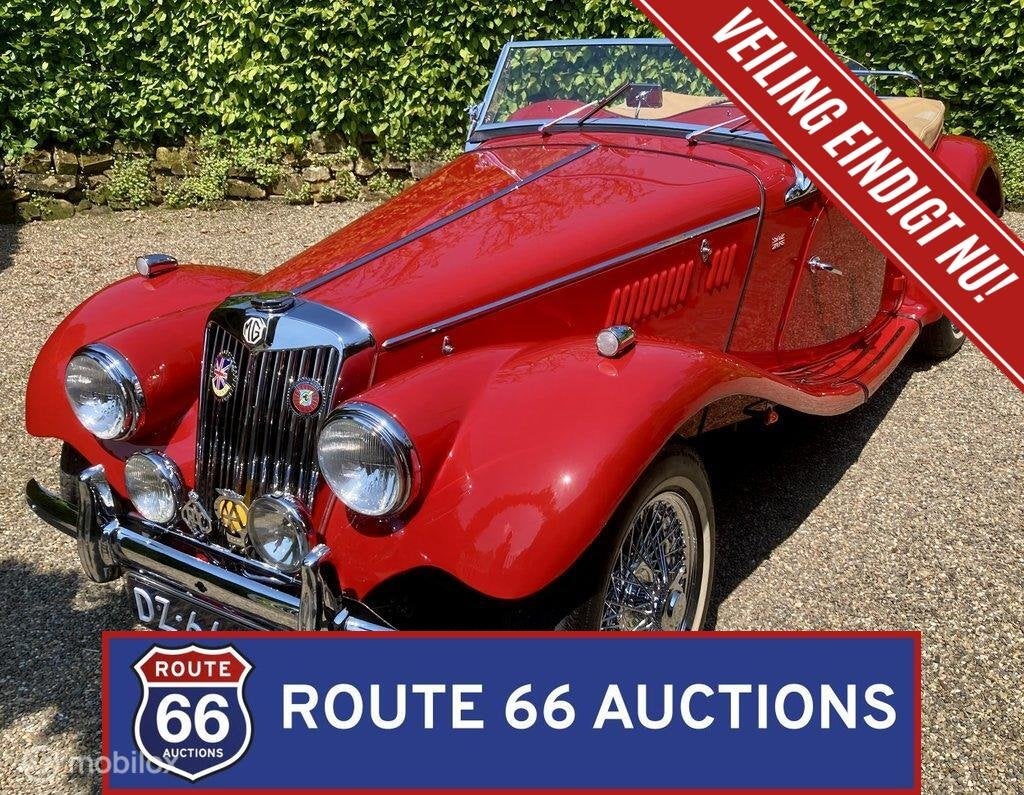 MG TF 1250 | 1955 | Route 66 Auctions, Overige carrosserieën, Zwart, Bedrijf, Handgeschakeld