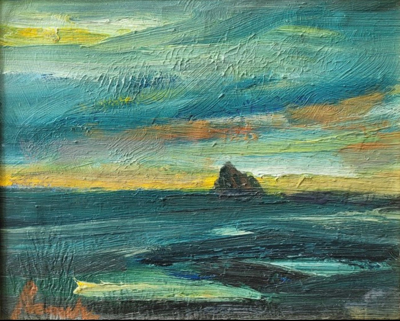 Constant Permeke (1886-1952) - After -, Maritiem / water, Impressionistisch, Gesigneerd, Olieverf
