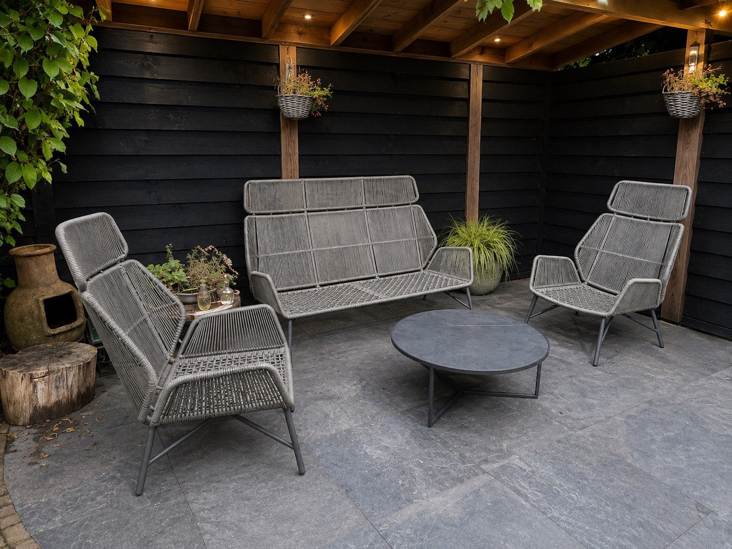 4SO 4 Seasons Outdoor Carthago Loungeset Tuinset, Ophalen, Zo goed als nieuw