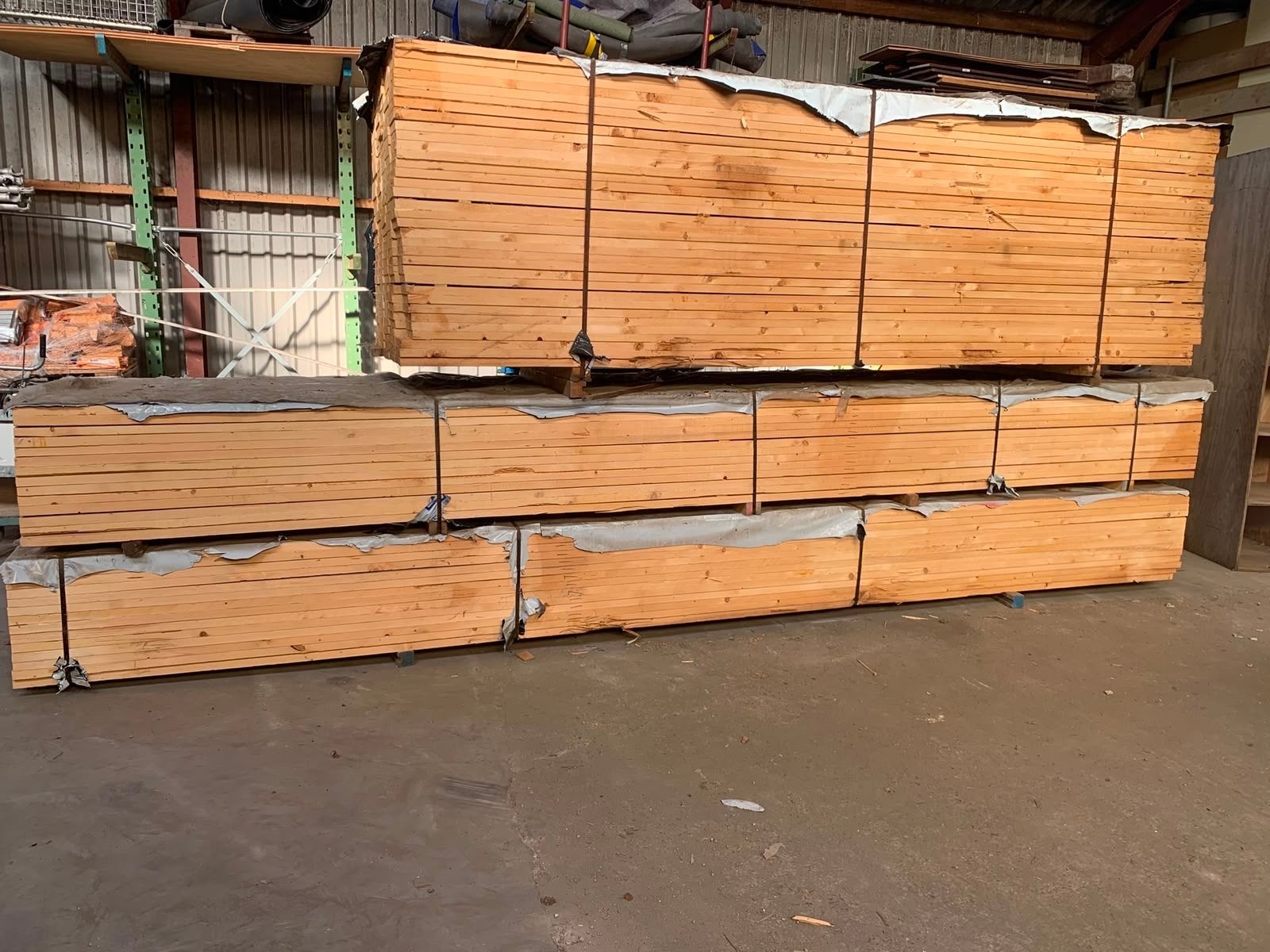 Steigerhout 3.2x19.5 cm - Pallet afname, Tuin en Terras, Ophalen of Verzenden, Nieuw, 250 cm of meer