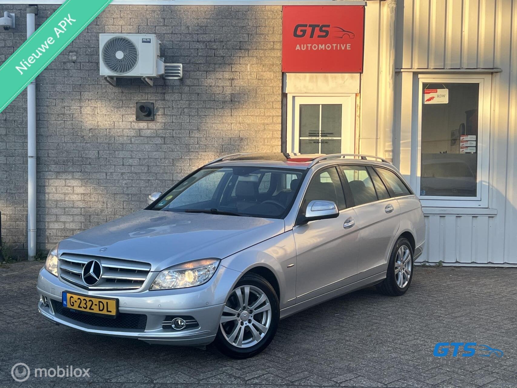Mercedes C-klasse Estate 200 Kompres. Avantgarde Navi Trekha, Auto's, Mercedes-Benz, Achterwielaandrijving, Zwart, 4 cilinders