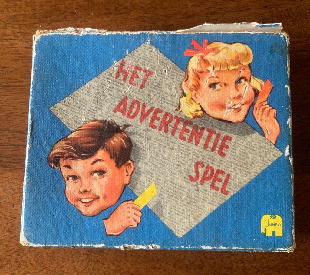 Vintage Het Advertentie Spel Jumbo - Compleet, Ophalen of Verzenden, Gebruikt, Jumbo