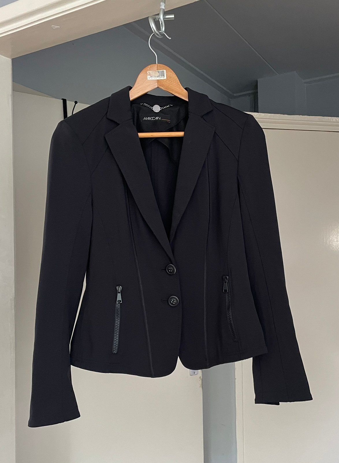 Marccain blazer mt 3 (38), Kleding | Dames, Jasjes, Kostuums en Pakken, Ophalen of Verzenden, Zo goed als nieuw, Maat 38/40 (M)