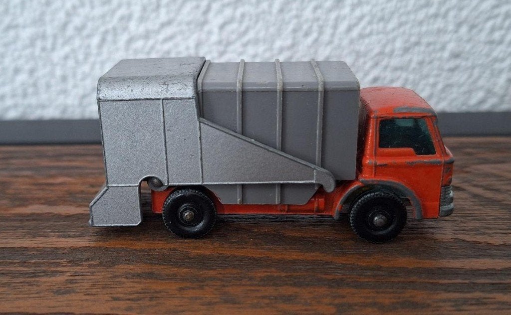 Matchbox Lesney Series No. 7 Vuilniswagen Schaal 1:85, Hobby en Vrije tijd, Modelauto's | 1:87, Ophalen of Verzenden, Gebruikt