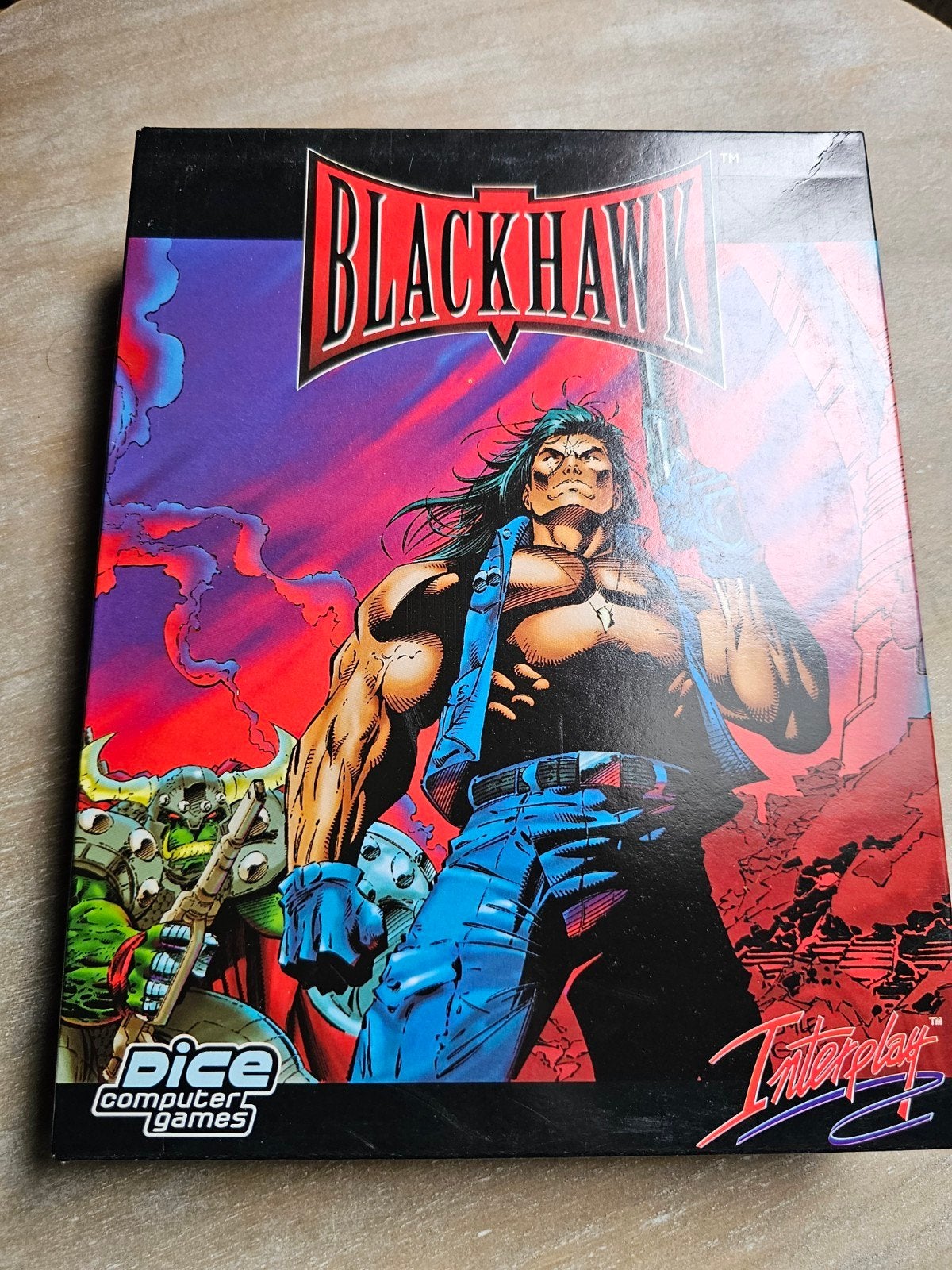 Blackhawk PC CD-ROM - Klassiek Actie/Avontuur Spel, Spelcomputers en Games, Avontuur en Actie, Gebruikt, 1 speler, Ophalen of Verzenden