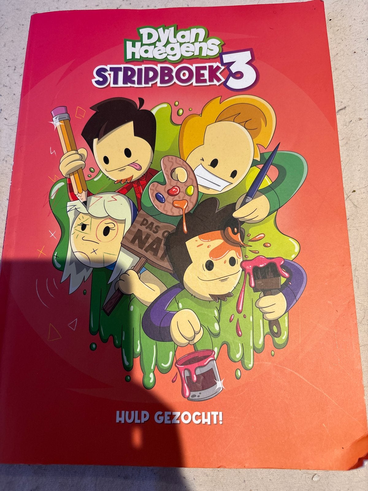 Dylan Haegens Stripboek 3 - Hulp Gezocht!, Eén stripboek, Ophalen of Verzenden, Gelezen