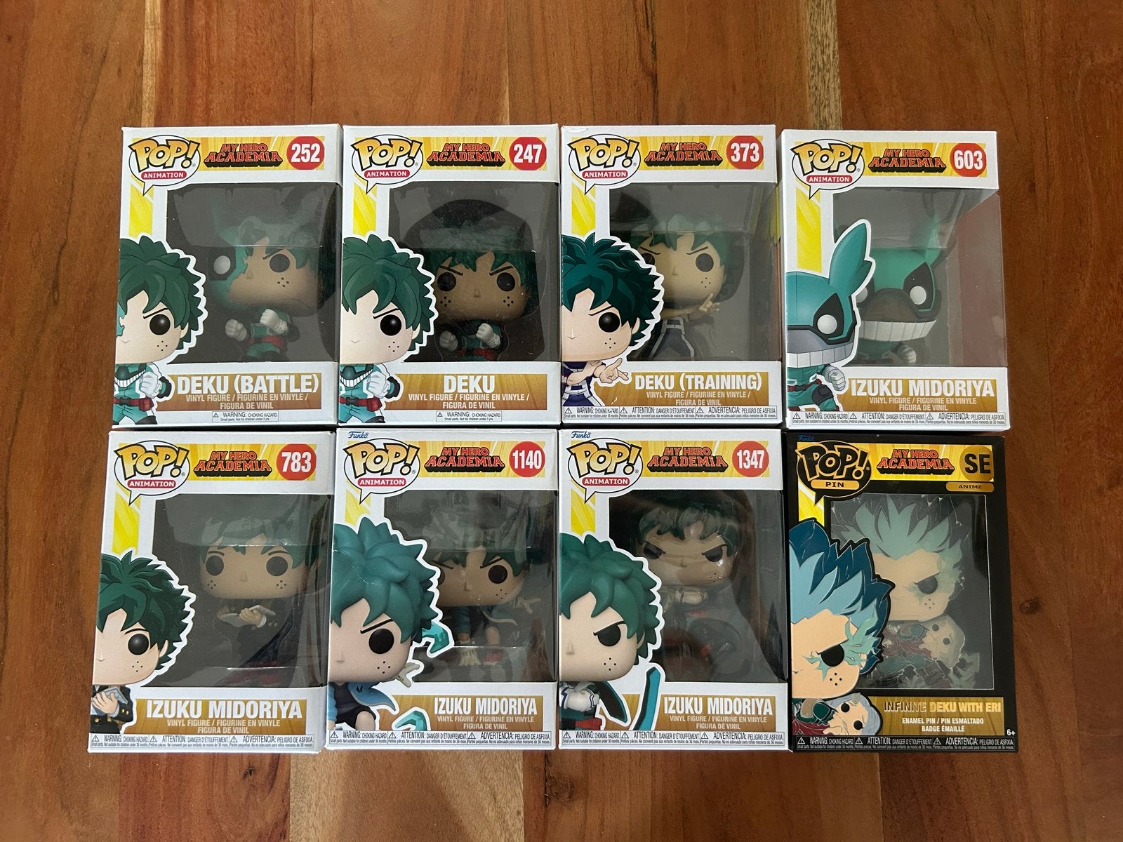 Deku Funko Pop! Set - My Hero Academia Collectie, Ophalen of Verzenden, Zo goed als nieuw