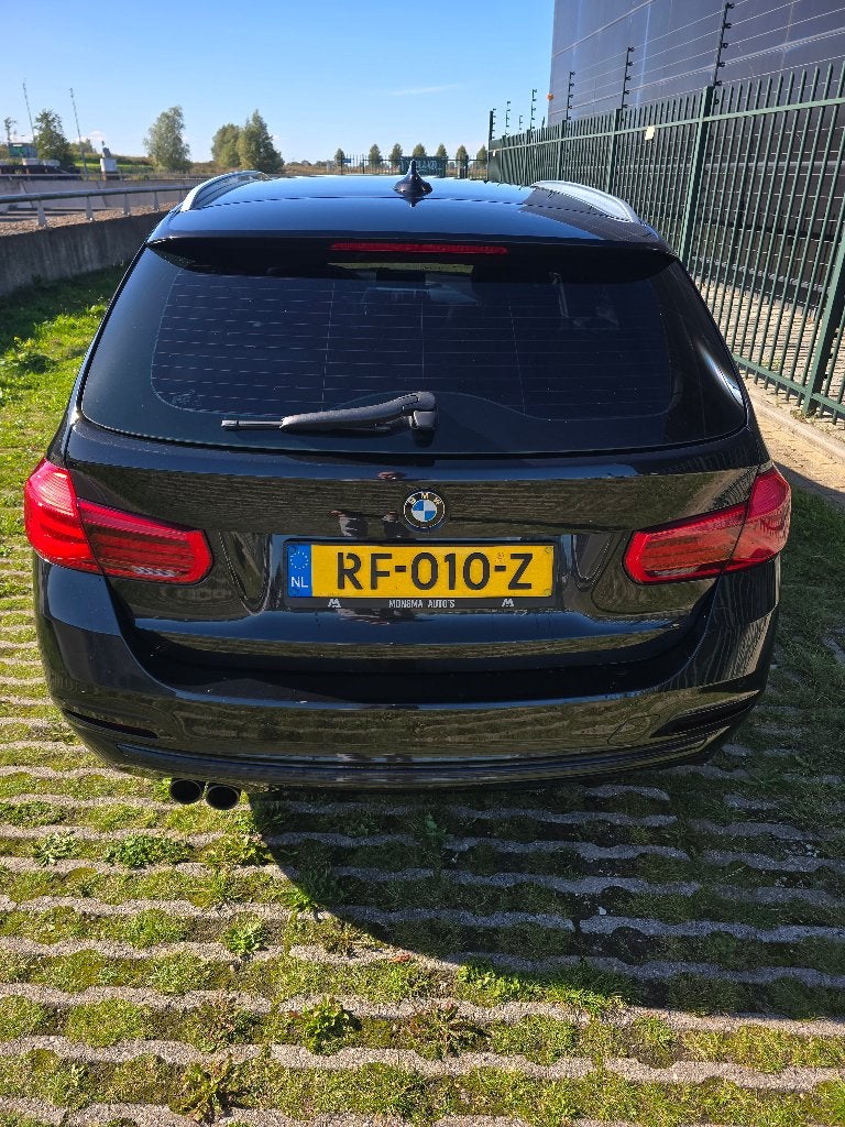 BMW 3-Serie 320d 163pk Efficientdynamics Ed. Aut 2017 Zwart, Auto's, Automaat, Achterwielaandrijving, 4 cilinders, Diesel