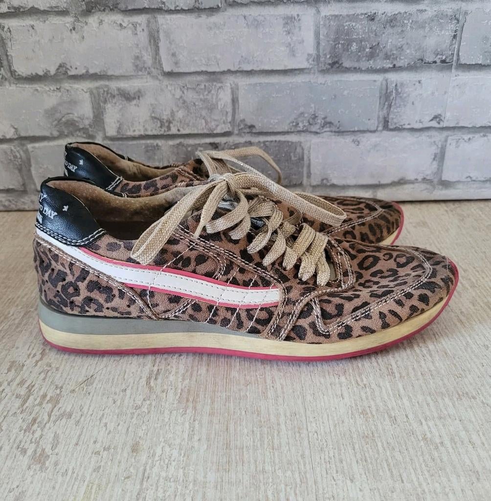 Primabase sneakers Panterprint - roze - maat 40, Kleding | Dames, Schoenen, Sneakers of Gympen, Ophalen of Verzenden