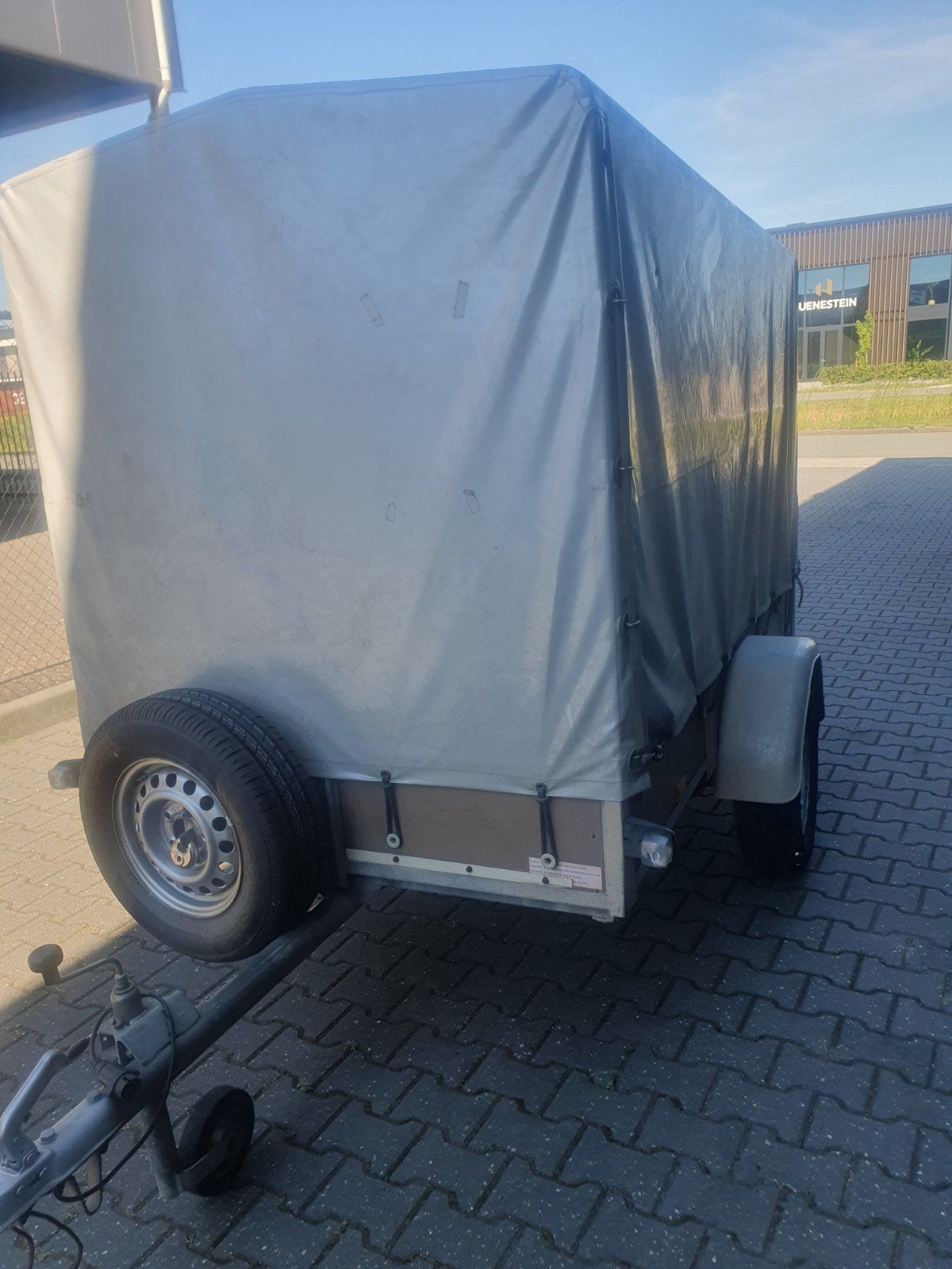 saris enkelas 750kg Ongeremd met huif 250x130x150, Ophalen of Verzenden, Nieuw