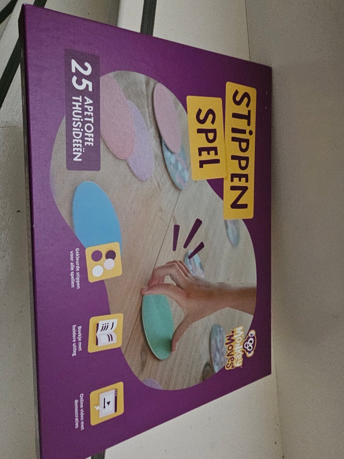 Stippen Spel - Monkey Moves (Zo goed als nieuw), Een of twee spelers, Ophalen of Verzenden, Zo goed als nieuw, Monkey Moves