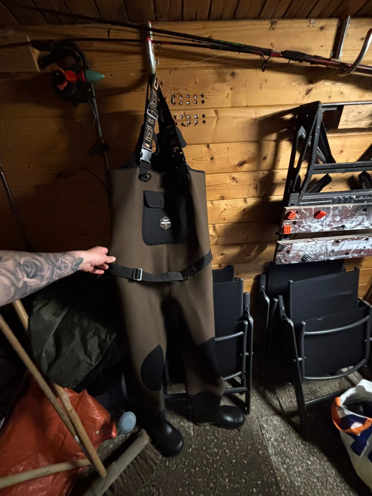 Waadpak 1x gedragen Neopreen delphin maat 43/44, Watersport en Boten, Ophalen of Verzenden, Zo goed als nieuw