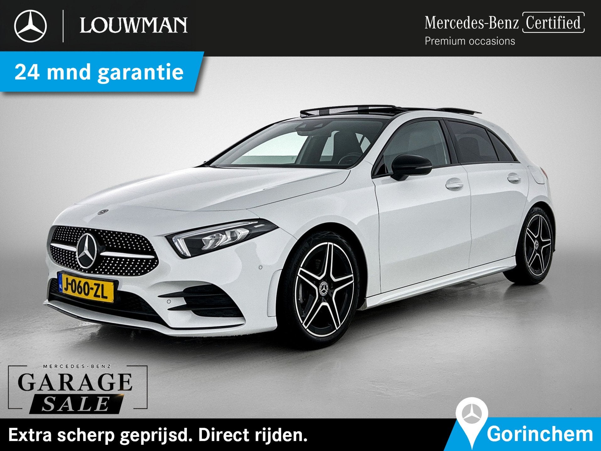 Mercedes-Benz A-Klasse 180 AMG line | Night Pakket | Panoram, 12 maanden, 136 pk, Gebruikt, 4 cilinders