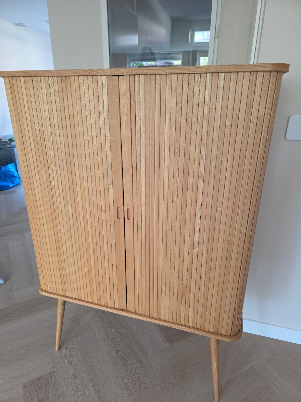 Zuiver Barbier buffet-/wandkast naturel, Ophalen, Met deur(en), 100 tot 150 cm, 100 tot 150 cm