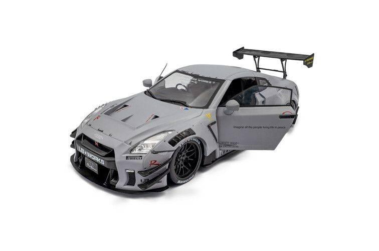 Nissan GT-R (R35) W/ Liberty Walk Body Kit 24 Solido 1:18, Hobby en Vrije tijd, Ophalen of Verzenden, Nieuw, Auto, Solido