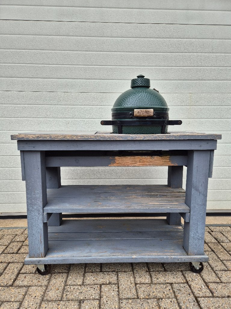 Big green egg mini max, Ophalen, Gebruikt, Big Green Egg, Met accessoires