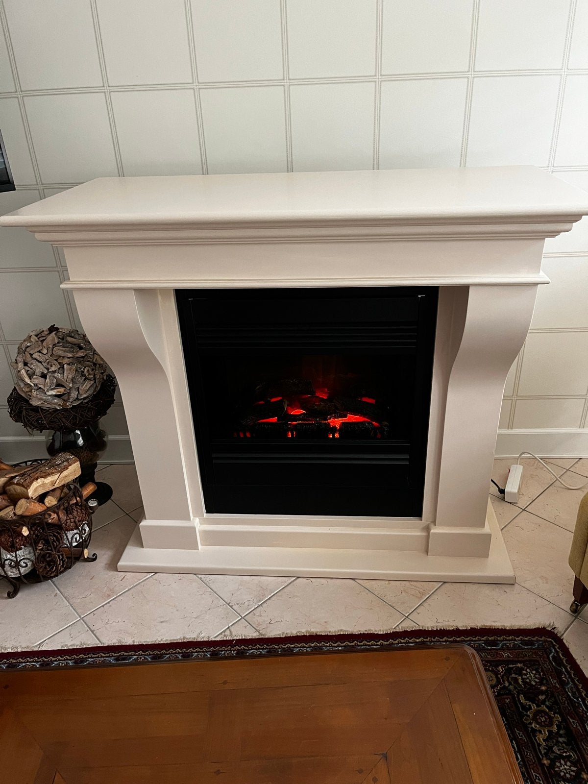 Ruby Decor Collectie Top Flame TT 2000 Elektrische Sfeerhaar, Ophalen, Hout, Gebruikt, Klassiek