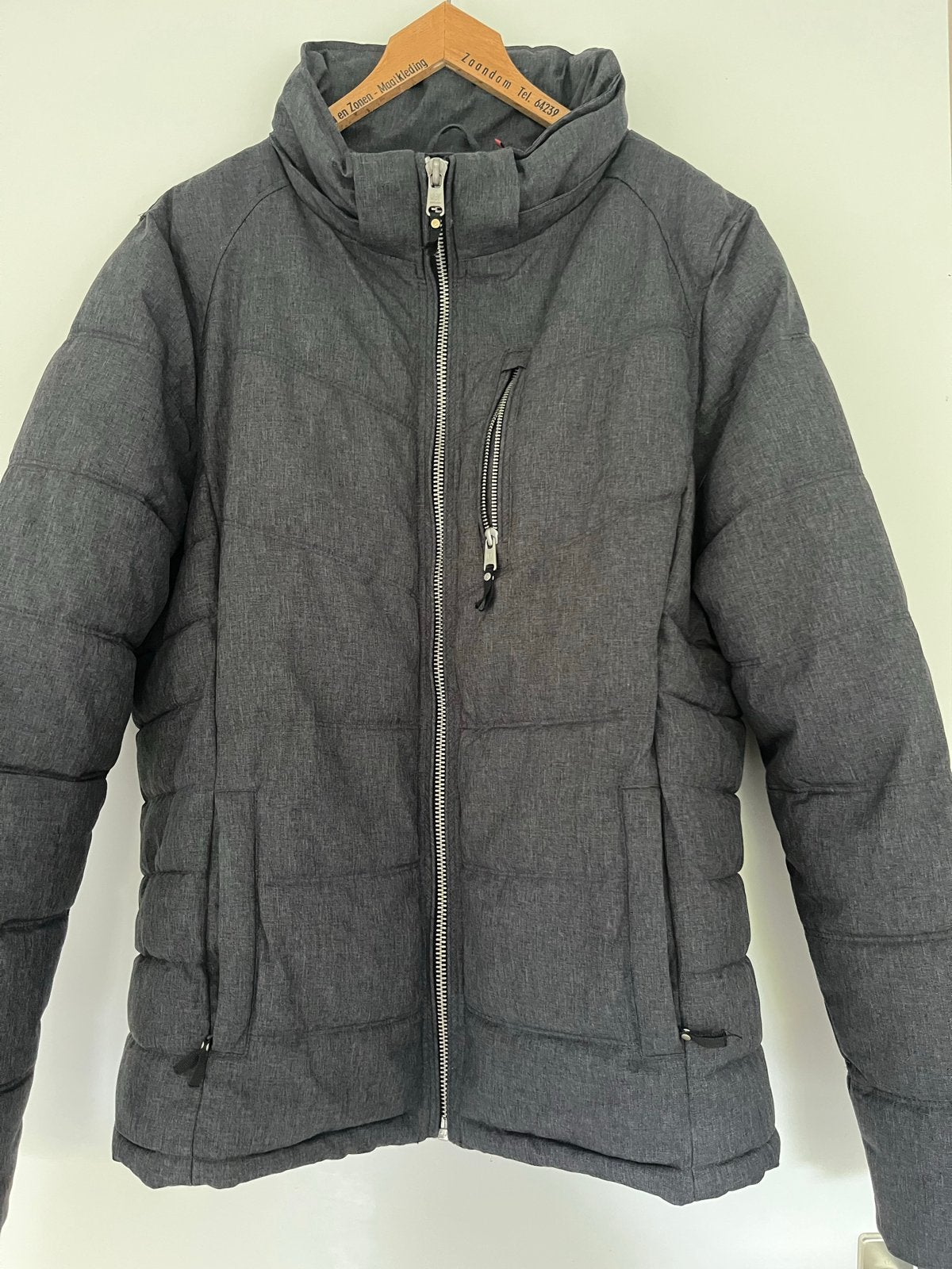 REV Revelation Heren Winterjas Maat M Grijs, Ophalen of Verzenden, Zo goed als nieuw, Maat 48/50 (M), Grijs