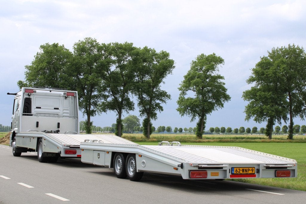 MAN TGM 15.250 / Oprijwagen / Tijhof / Autotransporter / Sla, Auto's, Vrachtwagens, Automaat, Stof, MAN, Origineel Nederlands