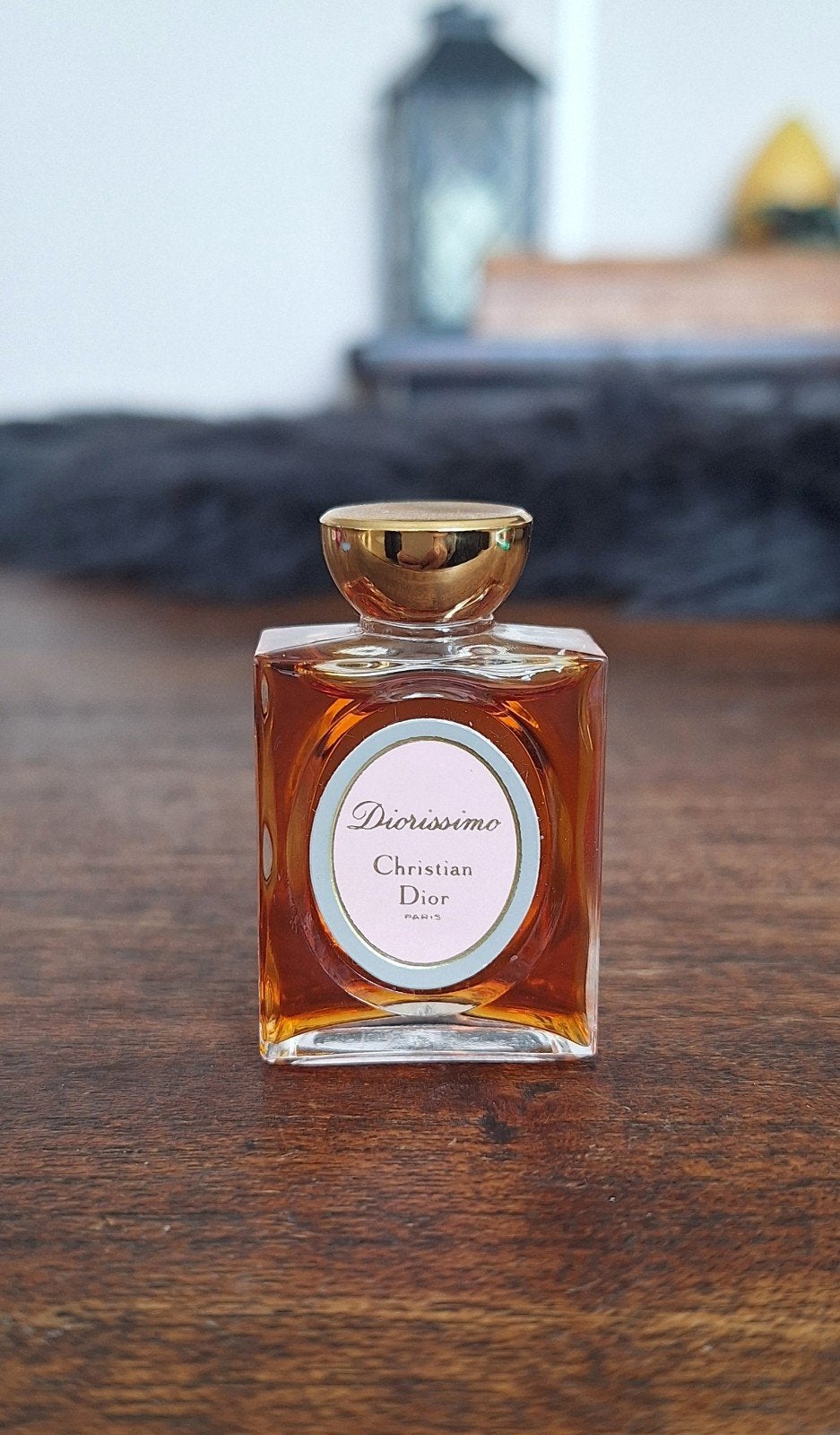 Christian Dior Diorissimo Extrait Miniatuur 4 ml  / Zeldzaam, Ophalen of Verzenden, Zo goed als nieuw, Miniatuur, Gevuld
