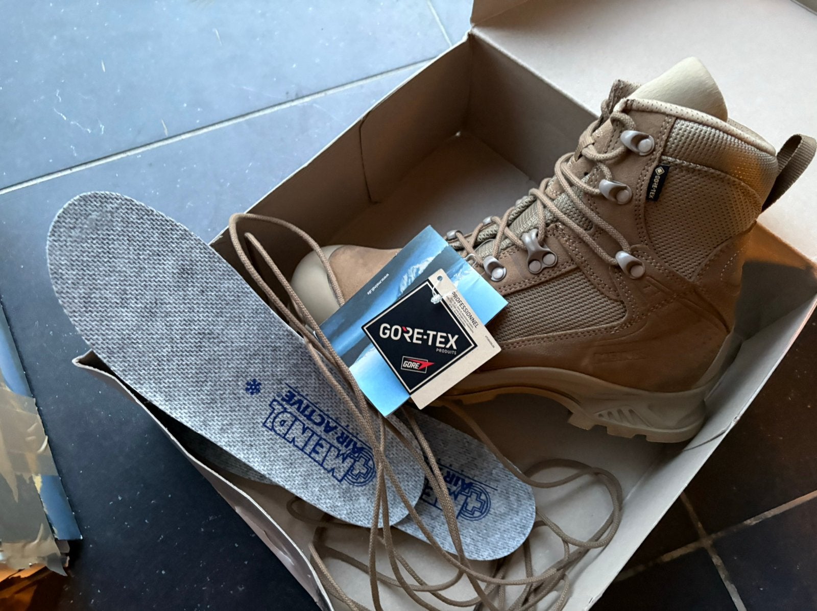 Meindl Desert goretex maat 42 NIEUW bergschoenenwandelschoen, Sport en Fitness, Bergsport en Wandelen, Ophalen of Verzenden, Nieuw